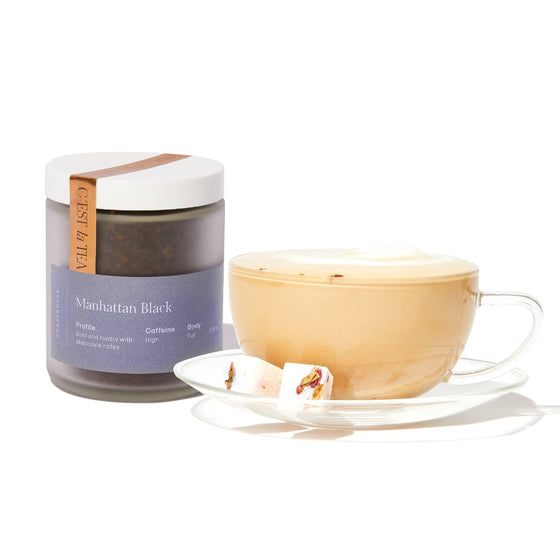 Manhattan Black | Tea Jar