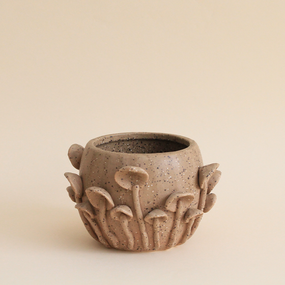 Ceramic Mushroom Planter
