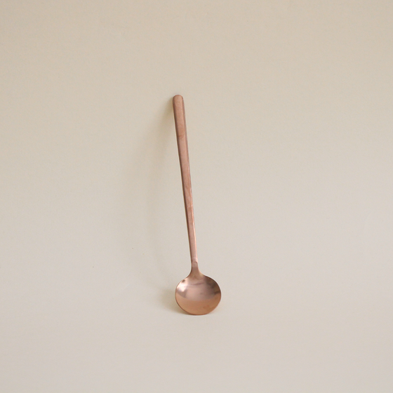 Gold Metal Mixing Spoon