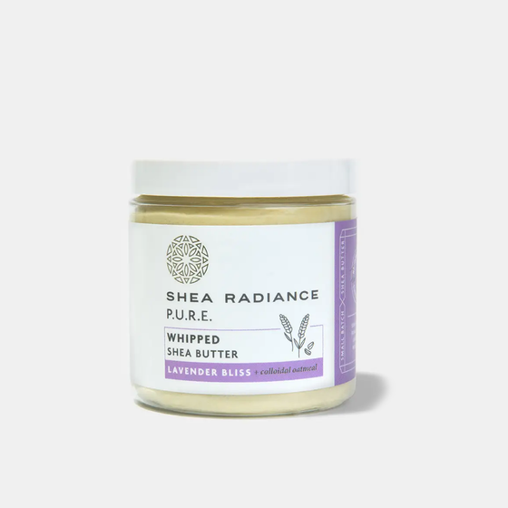 Whipped Body Butter with Oats, Lavender Bliss