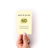 Ways to Say No