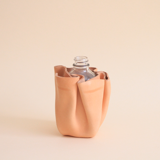 Vegan Leather Bud Vase