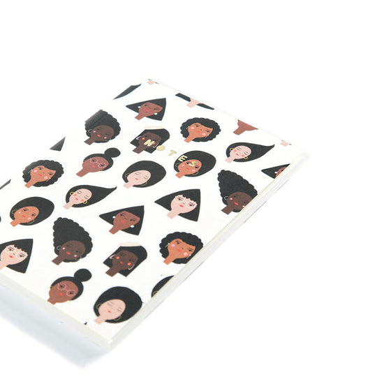Geometric Girls Small Notebook
