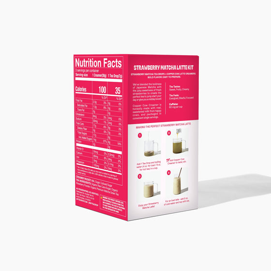 Strawberry Matcha Latte Kit - 3ct